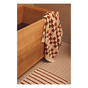 Baina - Alfombra de baño Echo | Terracota