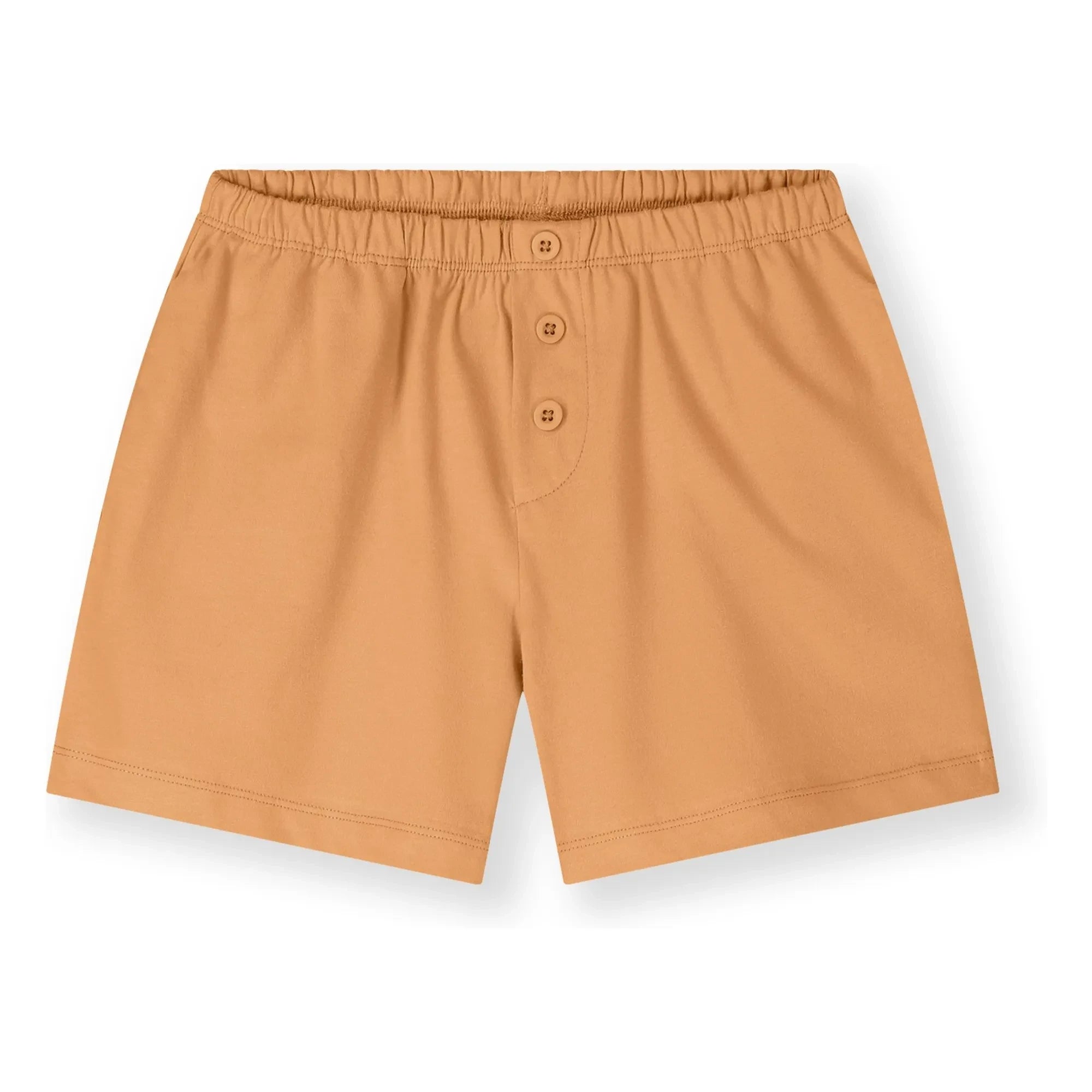 Gray Label - Pantalón corto orgánico con botones | Albaricoque