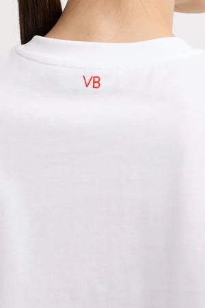Camiseta de algodón para mujer Victoria Beckham