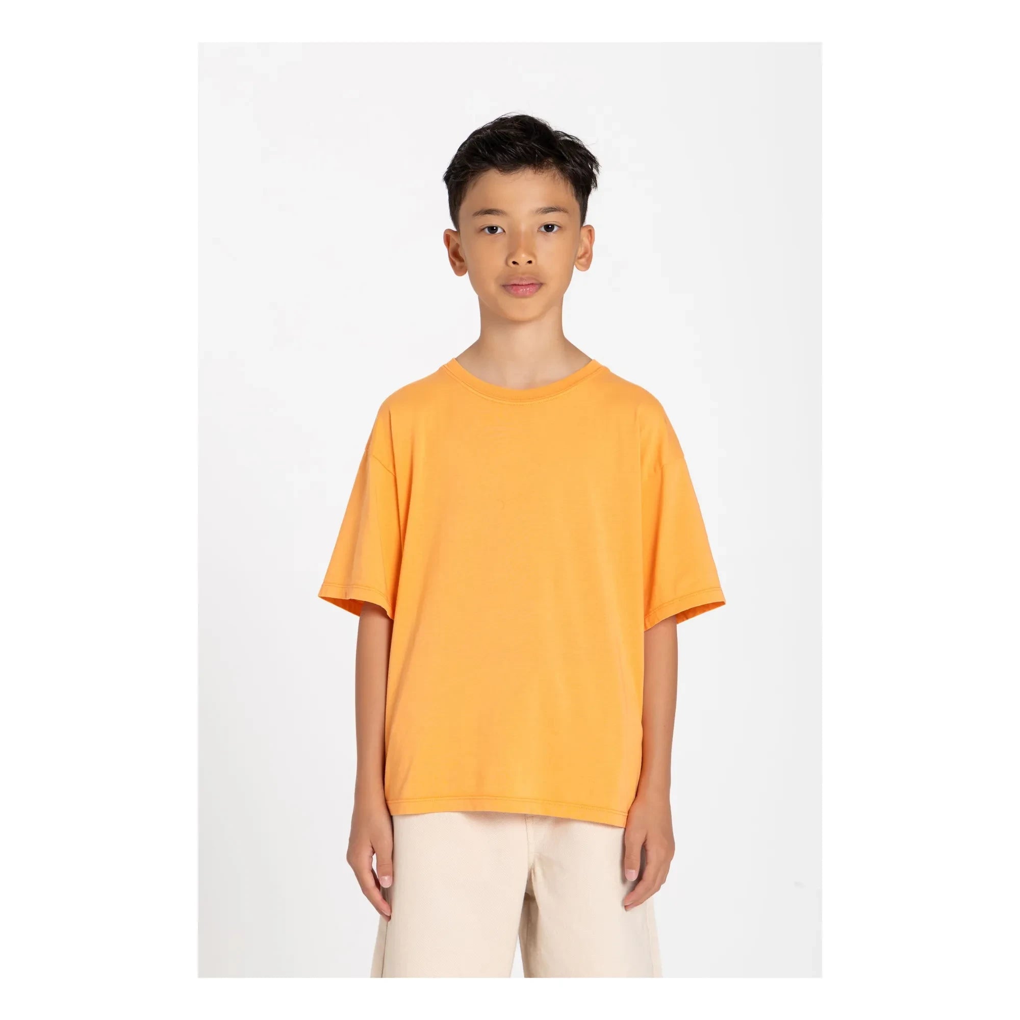 Smallable Kid - Camiseta de algodón orgánico Nils | Naranja