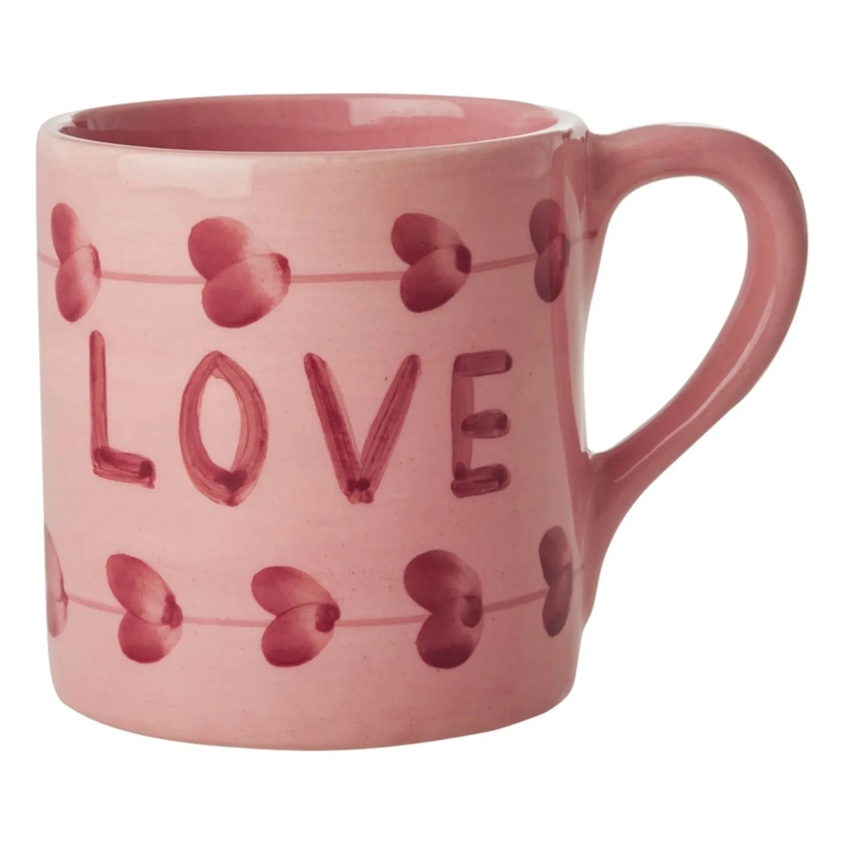 Rice - Taza de cerámica Love | Rosa