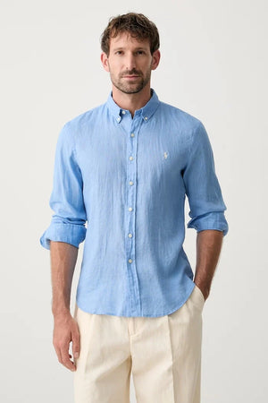 Camisa de lino de hombre Polo Ralph Lauren