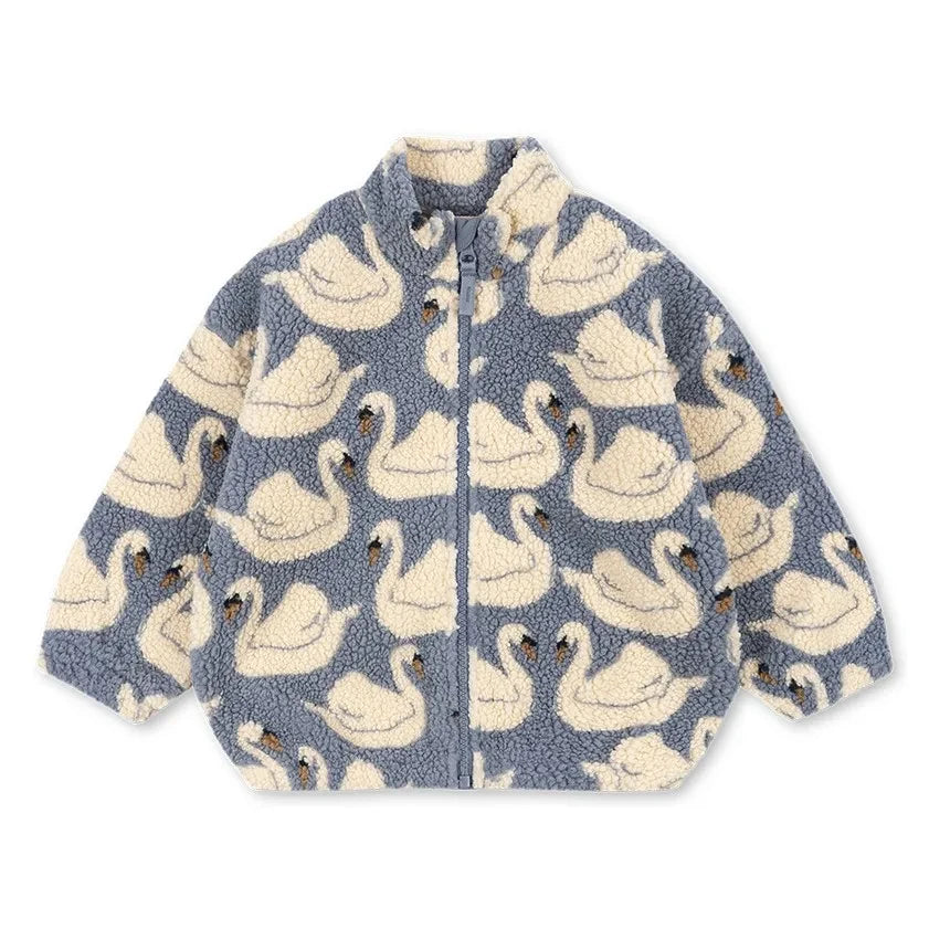 Konges Sløjd - Jody Cygnes Chaqueta Sherpa de fibra reciclada | Lavanda