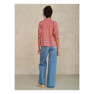M.A.B.E. - Blusa de algodón Darla | Rosa