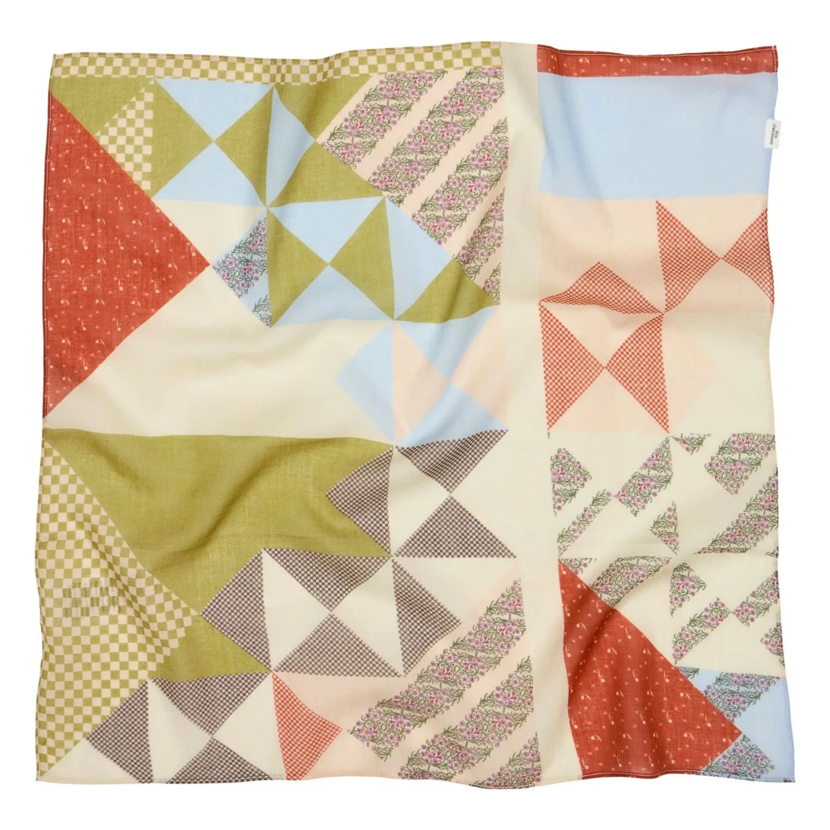 Becksöndergaard - Foulard de algodón Quilta | Caqui