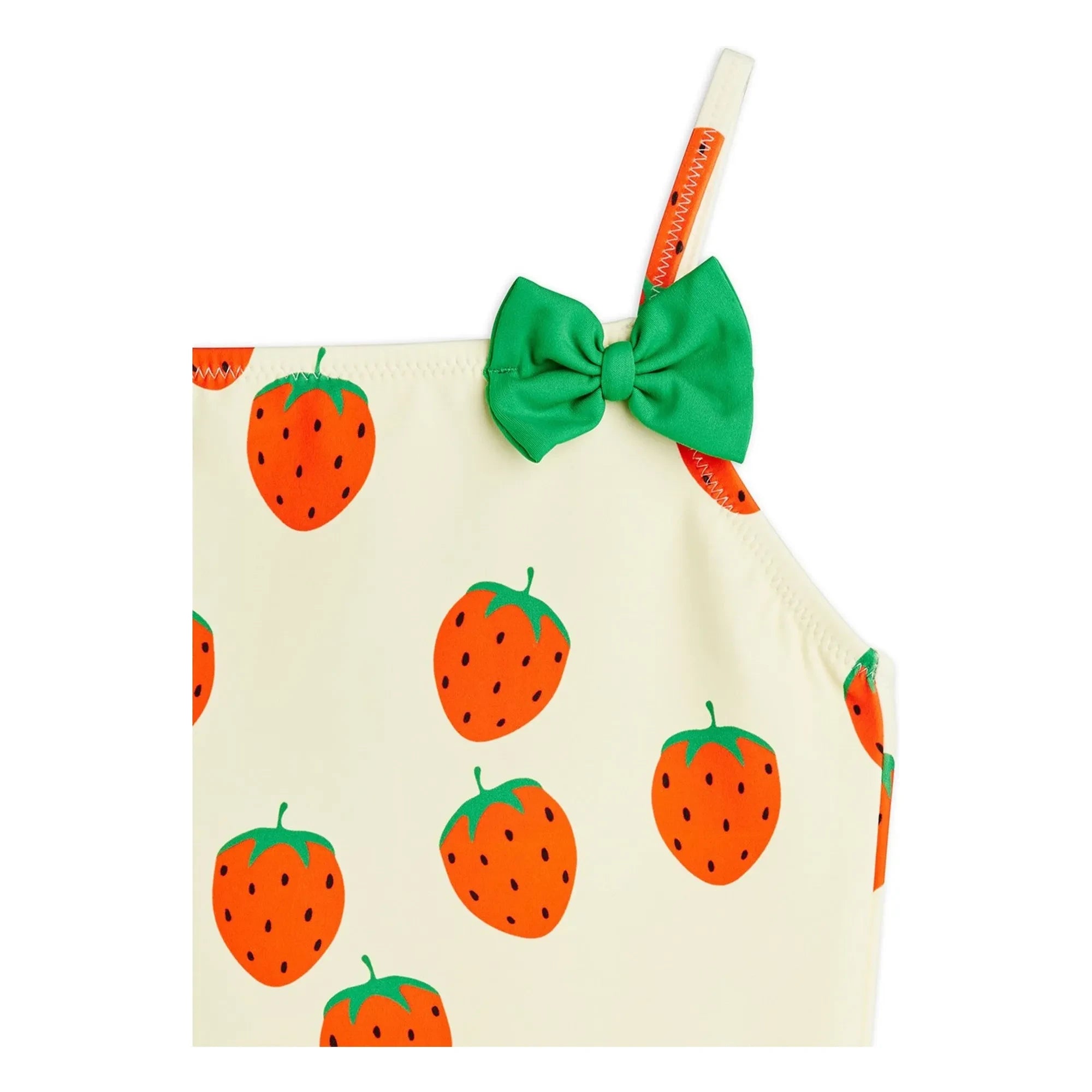 Mini Rodini - Bañador Fresa Fibra Reciclada | Crudo