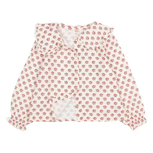 Búho - Bluz Col Claudine Chic Fleurie | Ekru