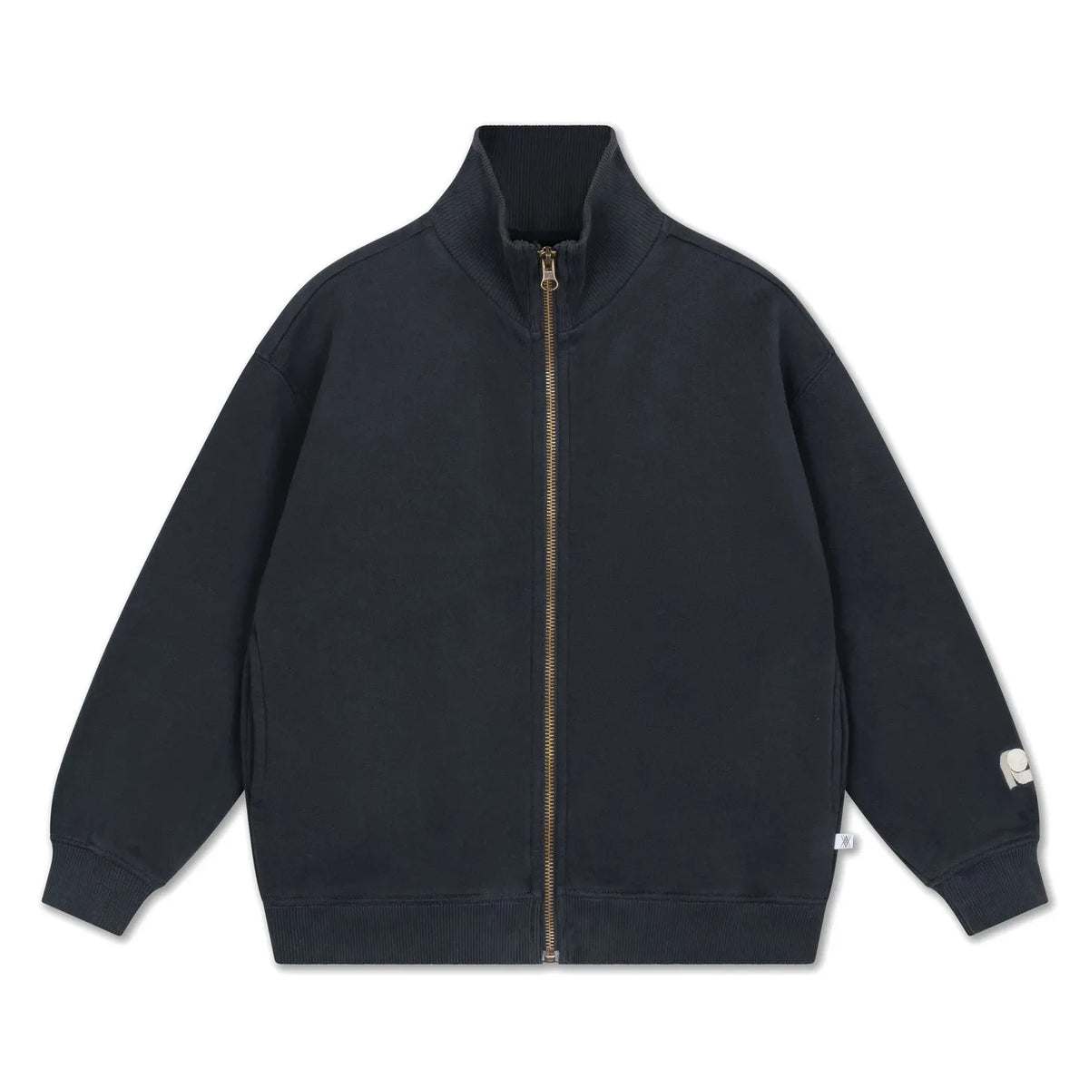 Repose AMS - Sudadera con cremallera de algodón orgánico | Negro