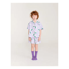 Bobo Choses - Conjunto de camiseta y pantalón corto de ratones de algodón orgánico | Morado