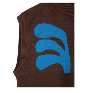 Bobo Choses - Jersey de jacquard de algodón orgánico | Marrón oscuro