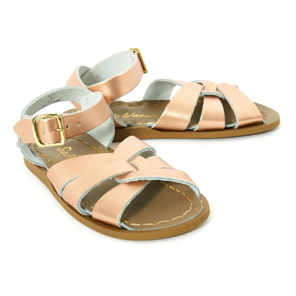 Salt-Water - Sandalias de piel impermeables Original de Salt-Water | Oro rosa
