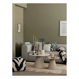 Broste Copenhagen - Funda de cojín Zebra | Negro/Blanco