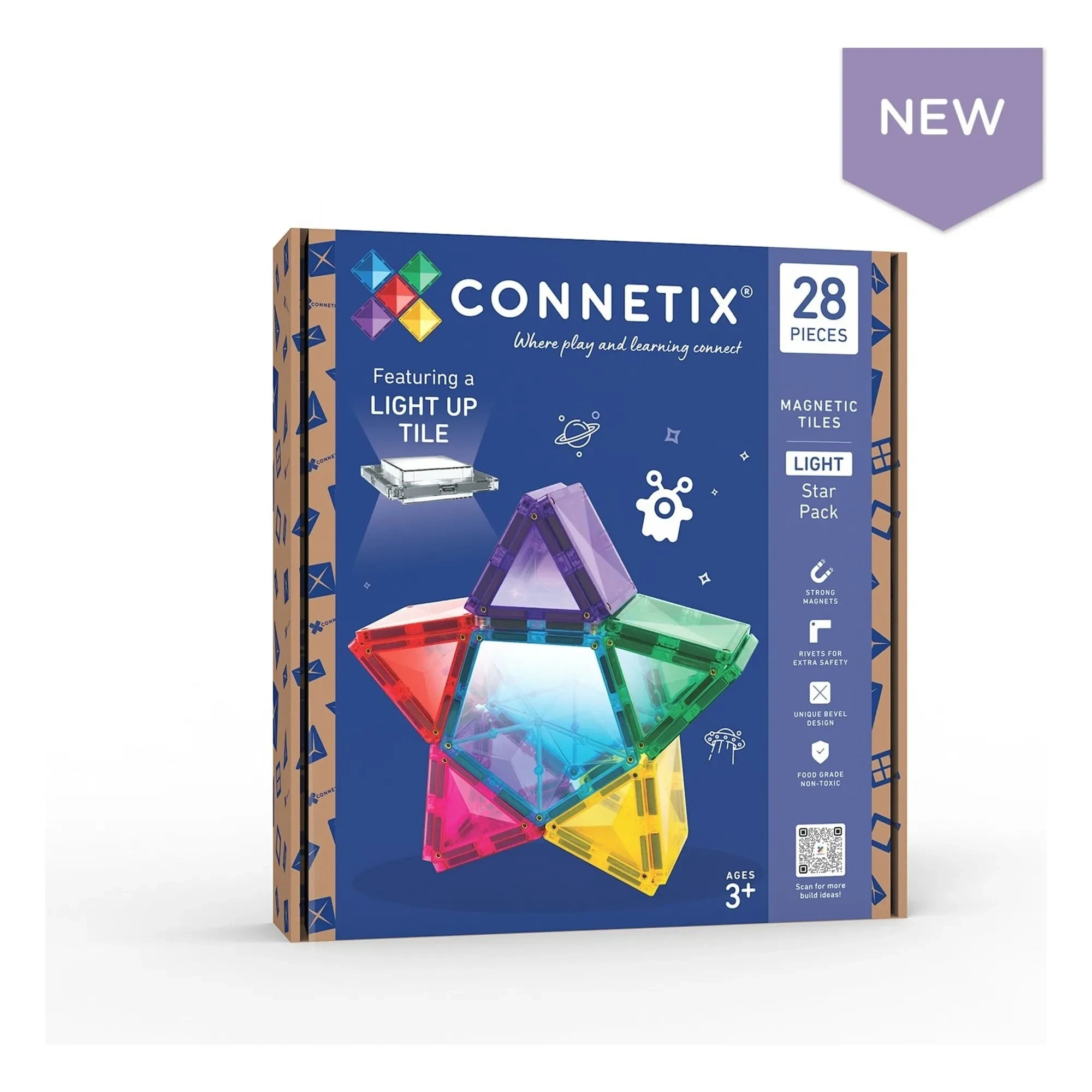 Connetix - Light Star pack - 28 piezas