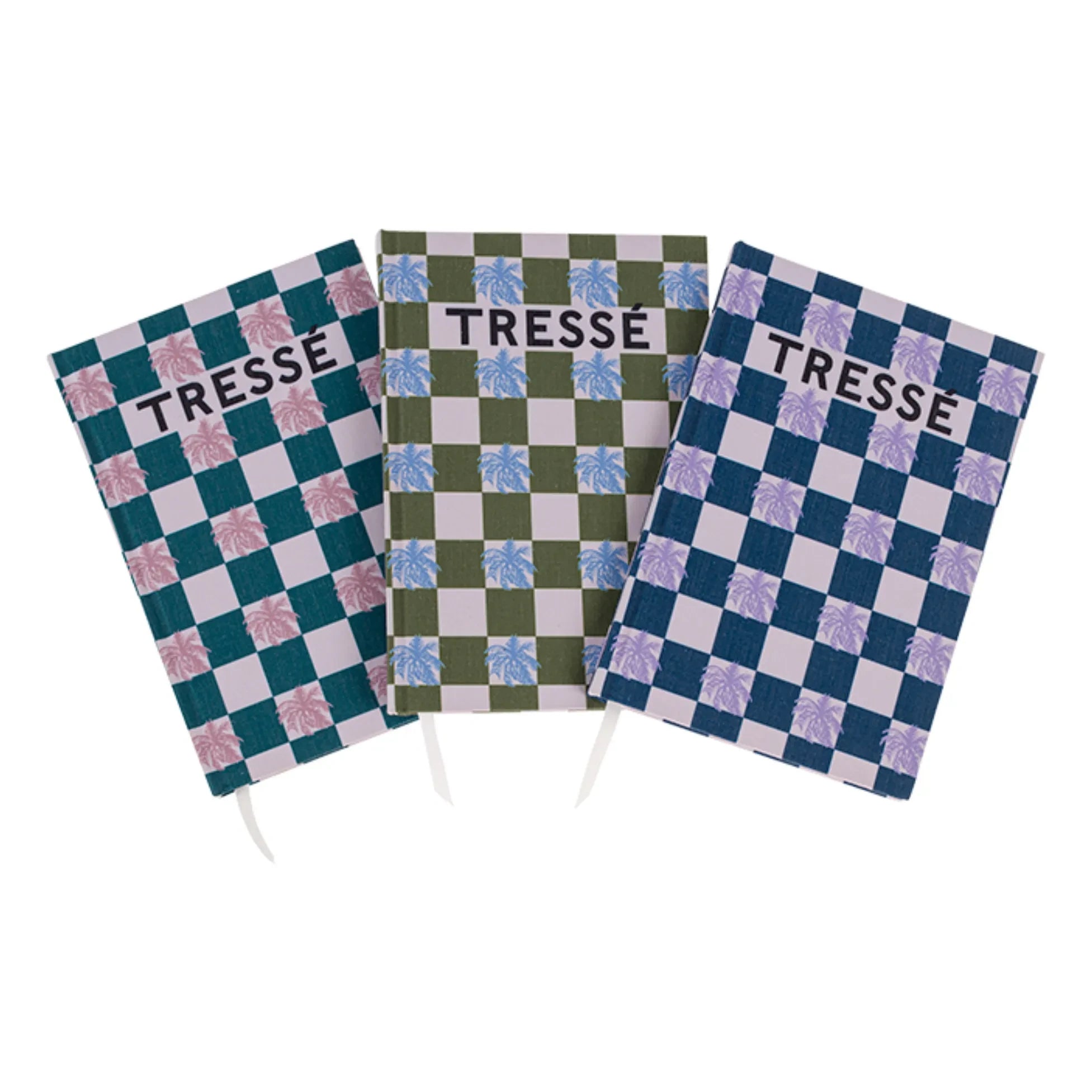 Tressé - Cuadernos A Cuadros - Set de 3 | Azul