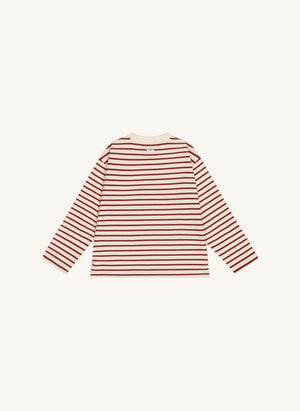 Tumble N'Dry - Celine Camiseta de Manga Larga de Algodón Orgánico | Burdeos