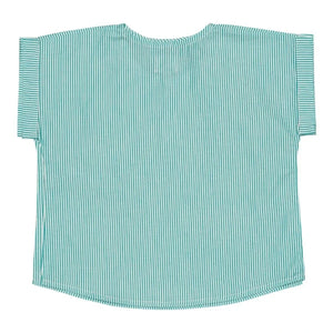 Loir - Chaqueta a rayas Kurta | Turquesa