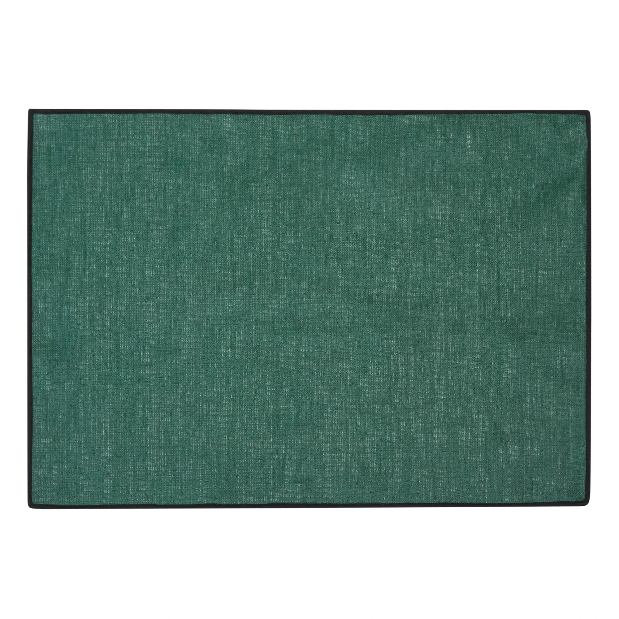 Haomy - Salvamanteles de lino con revestimiento Borgo | Verde Cedro