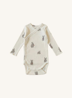 Studio Bohème - Body Orgánico de Algodón Hoho Rabbits | Ecru