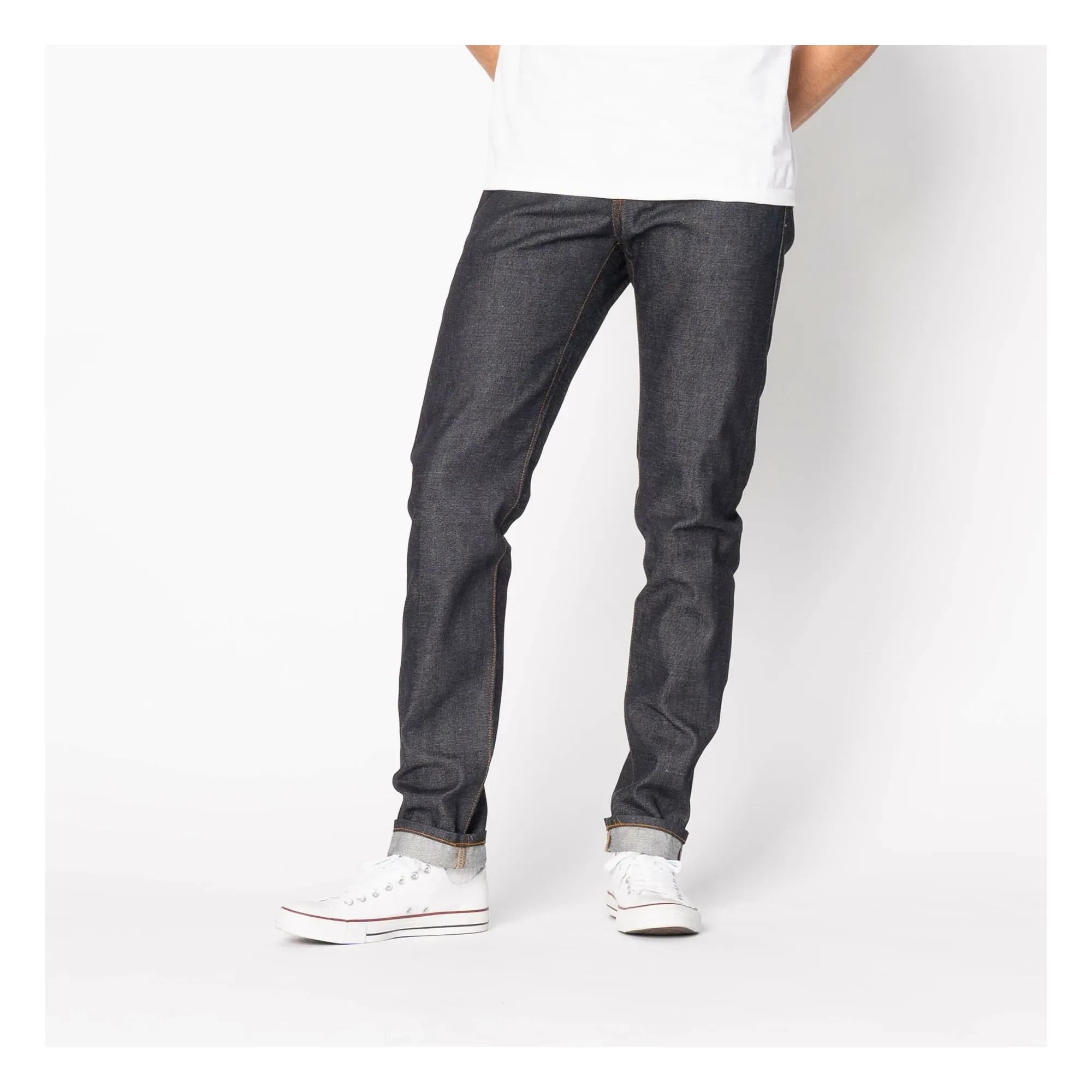 Naked & Famous - Pantalones vaqueros Super Guy Dia De Los Muertos Selvedge | Índigo