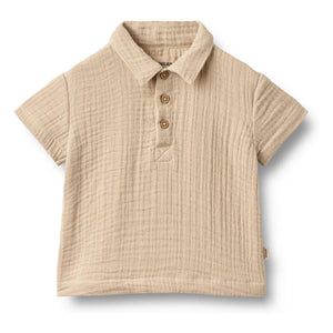 Wheat - Camisa de bebé de algodón orgánico Svend | Arena