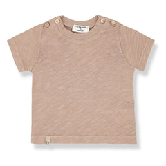 1+ in the family - Kamari Chiné camiseta | Marrón tierra