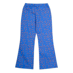 Jelly Mallow - Pantalones Flare Hearts | Azul