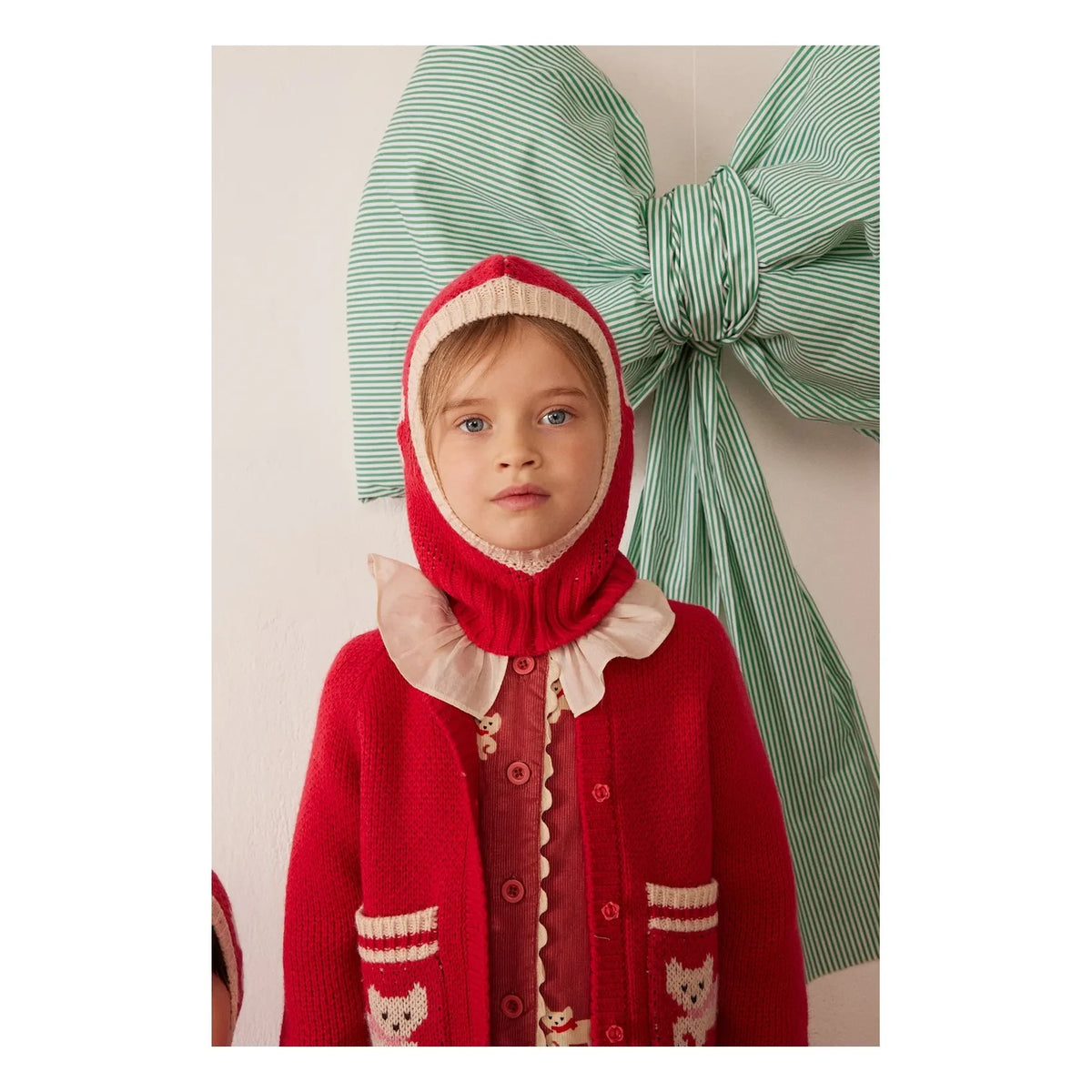 Hello Simone - Sudadera con capucha Gato pingüino | Rojo