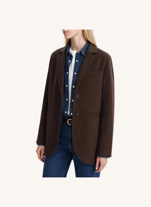 Vanessa Bruno - Marc Chaqueta de lana reversible | Chocolate