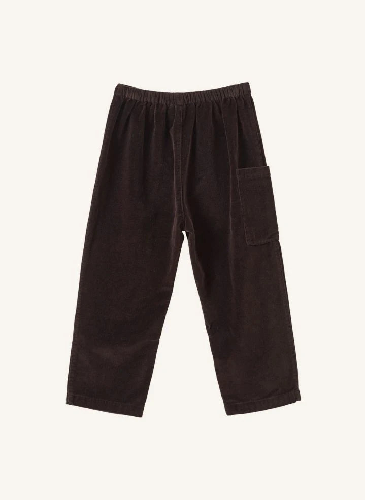 Caramel - Pantalones de Terciopelo Castaño | Chocolate