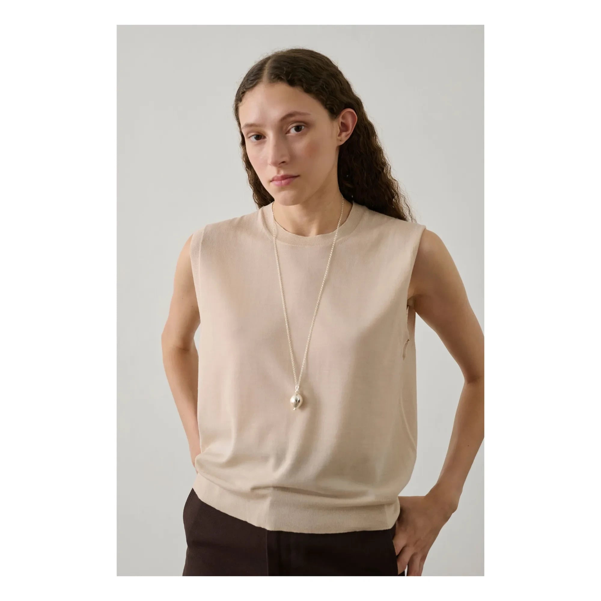 Soeur - Jersey sin mangas Fergie | Rosa empolvado
