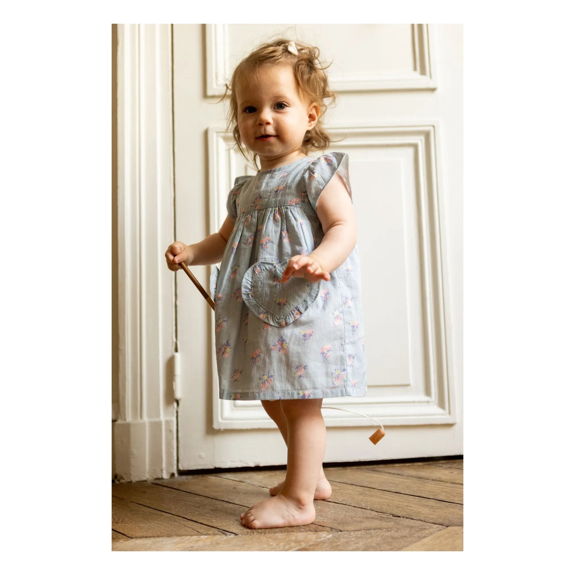 Louis Louise - Vestido Ethie Bouquets | Azul pálido