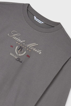 Blusa de algodón de manga larga Mayoral
