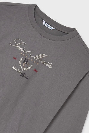 Blusa de algodón de manga larga Mayoral