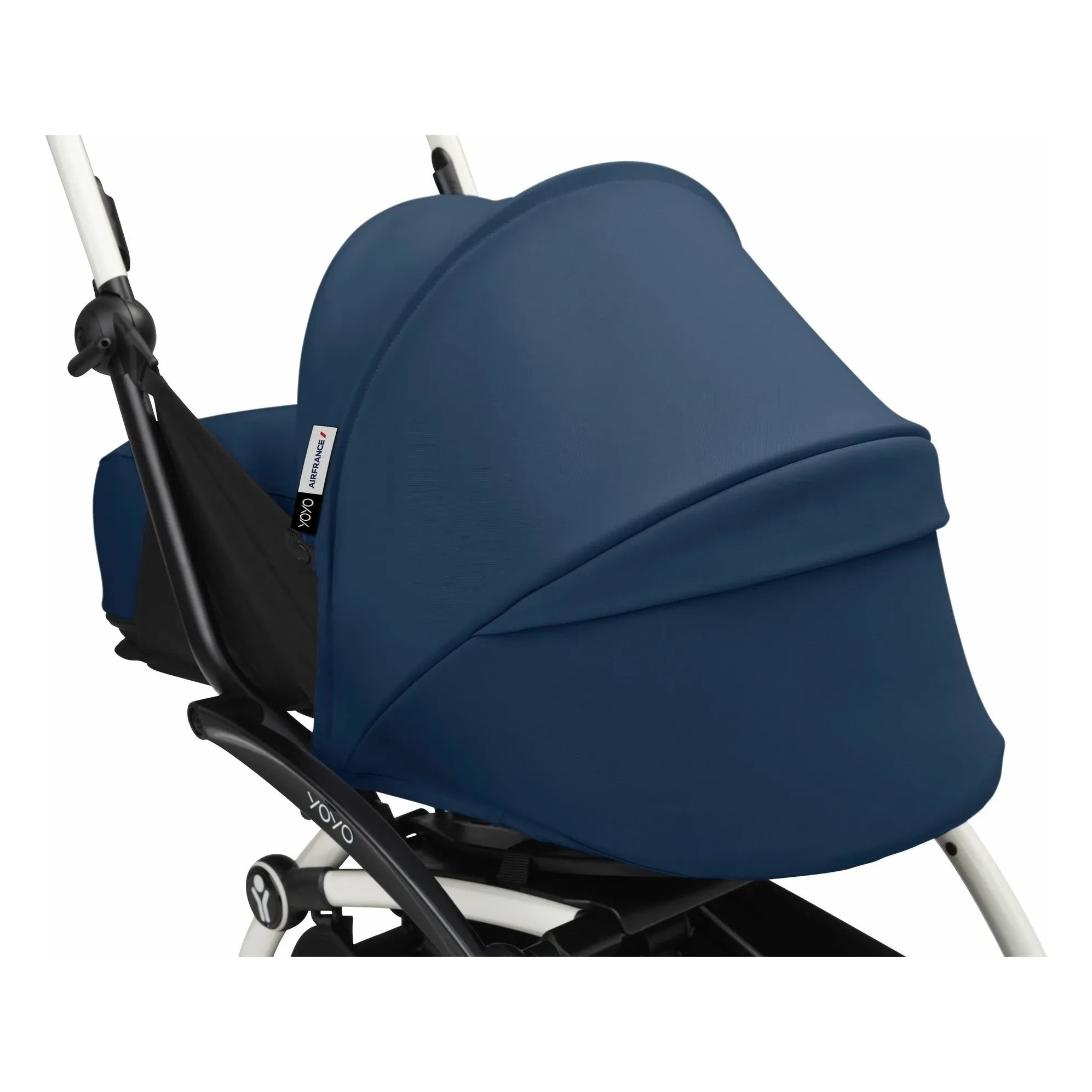 Stokke® - Cochecito YOYO³ 0+ para recién nacidos Chasis blanco | Azul Air France