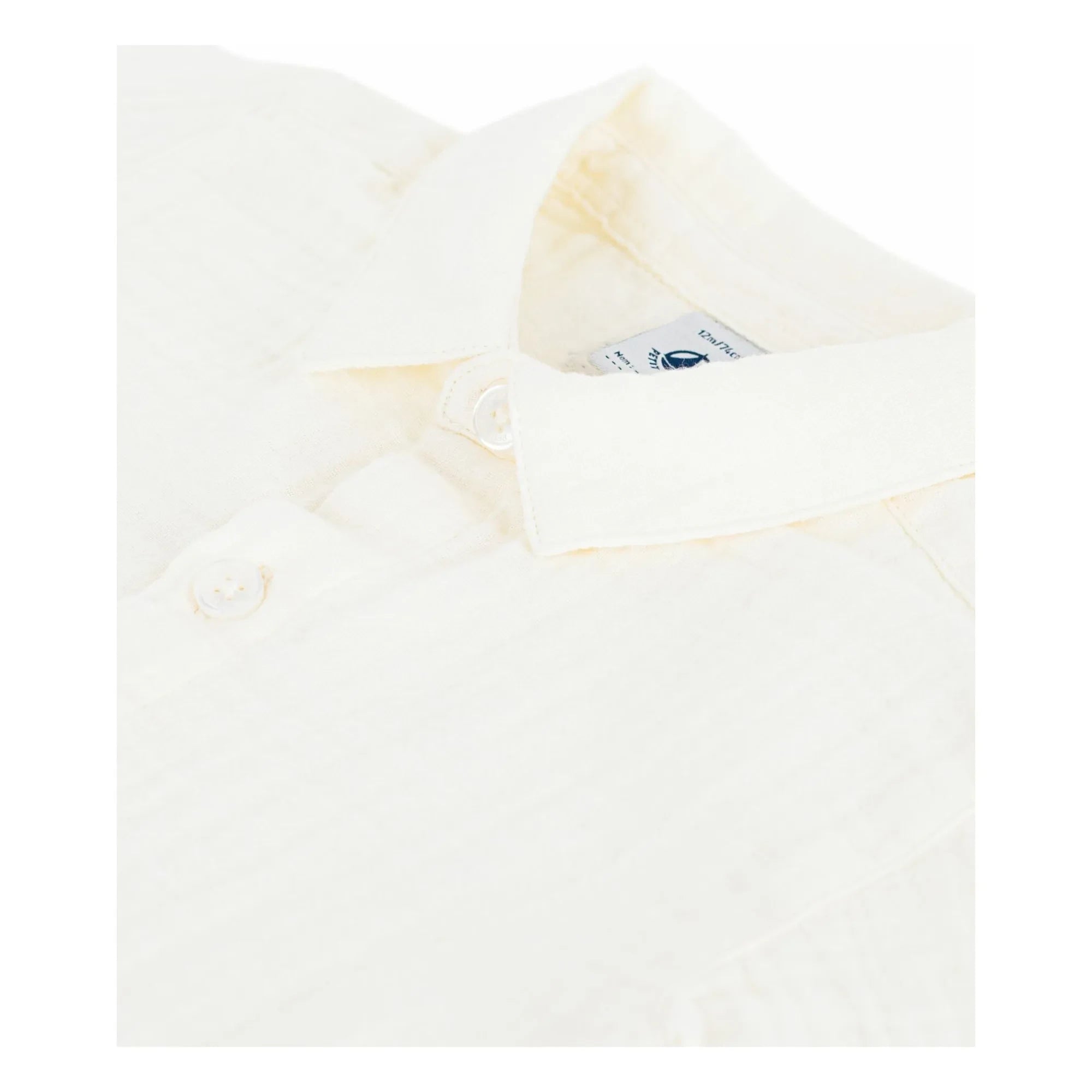 Petit Bateau - Camisa de gasa de algodón orgánico | Blanco