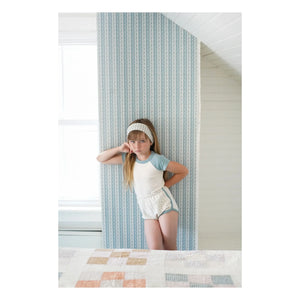 Soor Ploom - Camiseta de sóftbol de algodón orgánico bicolor | Azul hielo