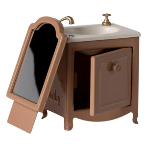 Maileg - Tocador con lavabo | Rosa empolvado