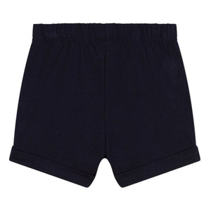 Petit Bateau - Pantalón corto de microjersey | Azul marino