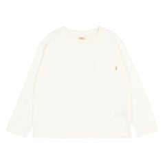 Búho - Camiseta de algodón orgánico con bolsillo | Blanco