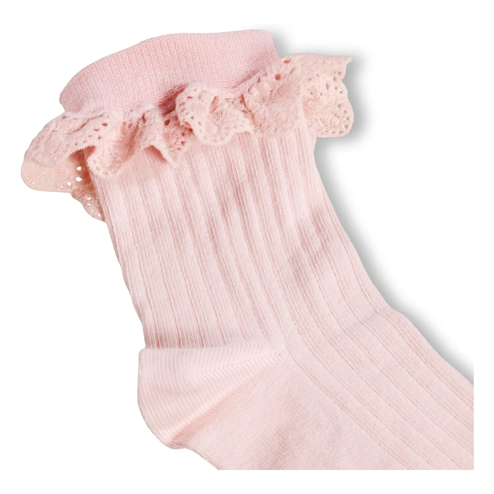 Molo - Set de 2 pares de calcetines con volantes Nana | Rosa claro