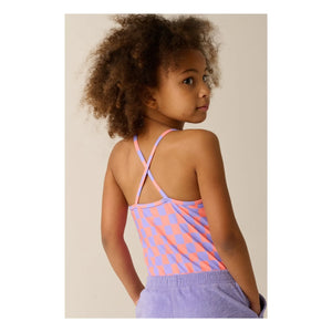 Tumble N'Dry - Bañador Alagoas Damier Fibras Recicladas | Lavanda