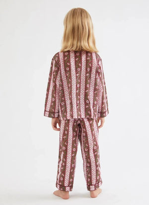 Folkloore - Pijama de Flores - Folkloore x Smallable | Verde
