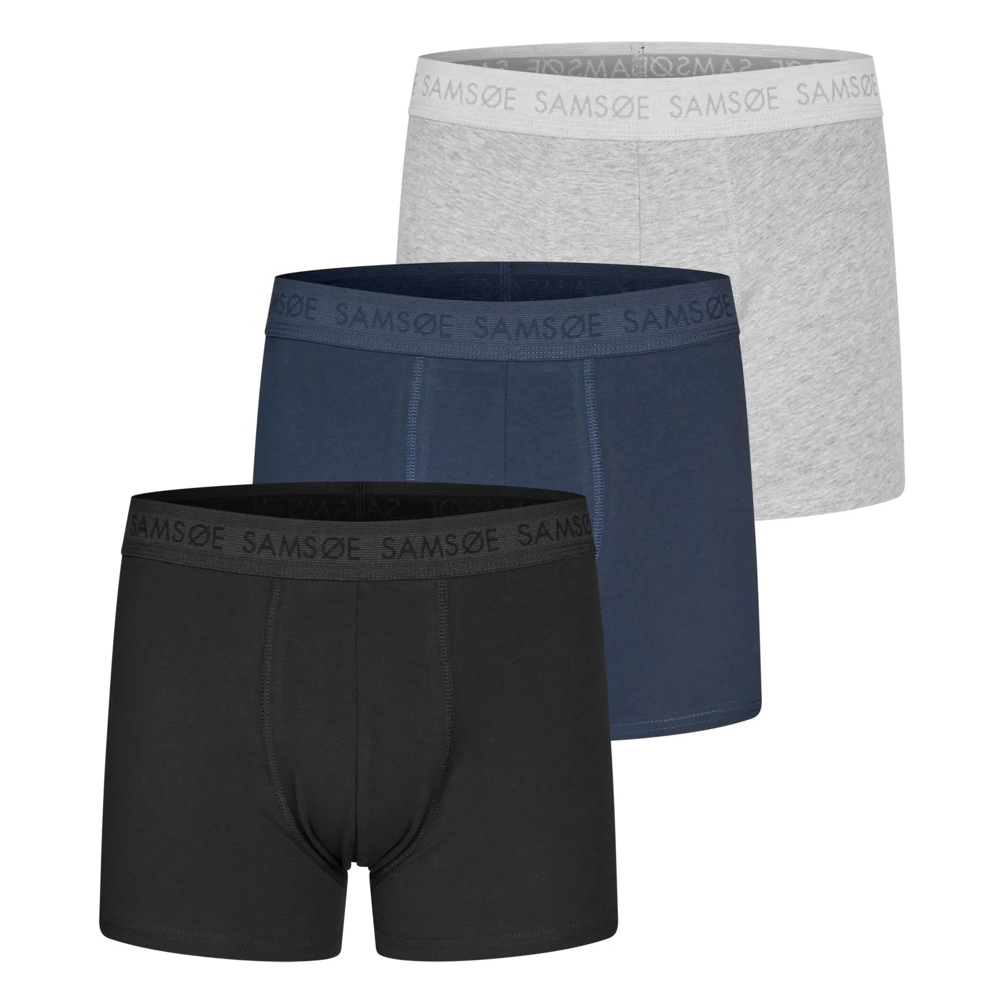 Samsoe Samsoe - Pack de 3 Slips Tipo Bóxer | Azul
