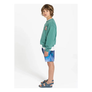 Hundred Pieces - Sudadera de algodón orgánico Ryde Wheelers | Verde esmeralda