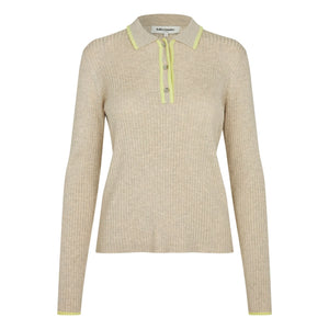 Lollys Laundry - Polo Julio jersey | Beige