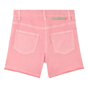 Stella McCartney Kids - Shorts vaqueros floreados | Rosa