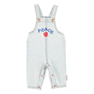 Piupiuchick - Peto vaquero Peace Baby | Azul lavado