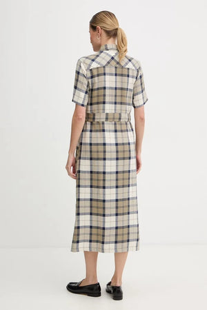Vestido de lino Barbour Fern