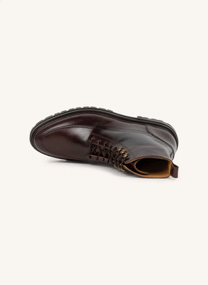 Bobbies - Botas Ignacio de cuero | Marrón oscuro
