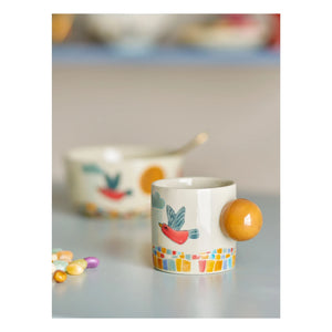 Bloomingville Mini - Taza de cerámica de gres Colorine